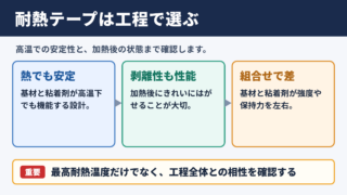 耐熱性テープの基本特性