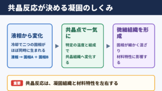 共晶反応の意味と凝固の結論