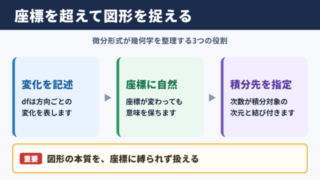 微分形式の幾何学における役割