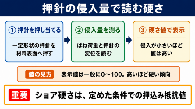 ショア硬さ試験機の意味と測定原理