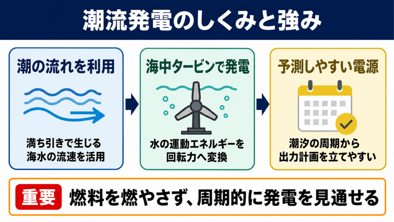 潮流発電の意味と特徴