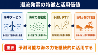 潮流発電の特徴と活用価値