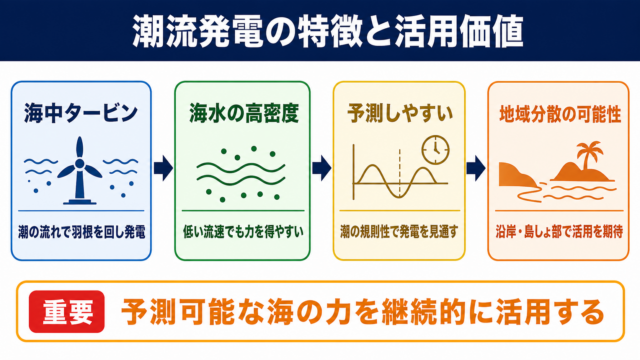 潮流発電の特徴と活用価値