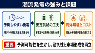 潮流発電の課題と将来性