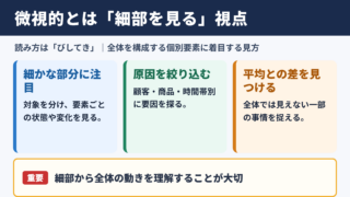 微視的の意味と読み方