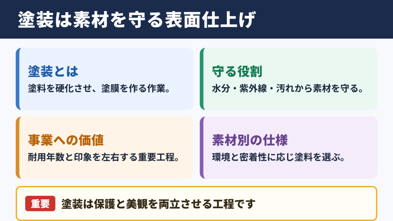 塗装の意味と役割