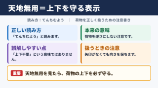 天地無用の意味と正しい読み方