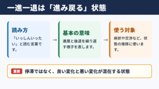 一進一退の意味と読み方